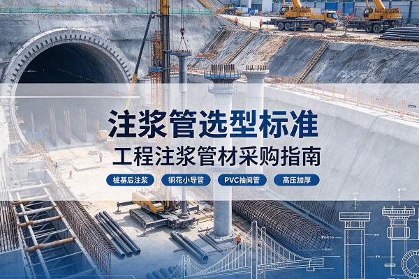 运河注浆管选型标准